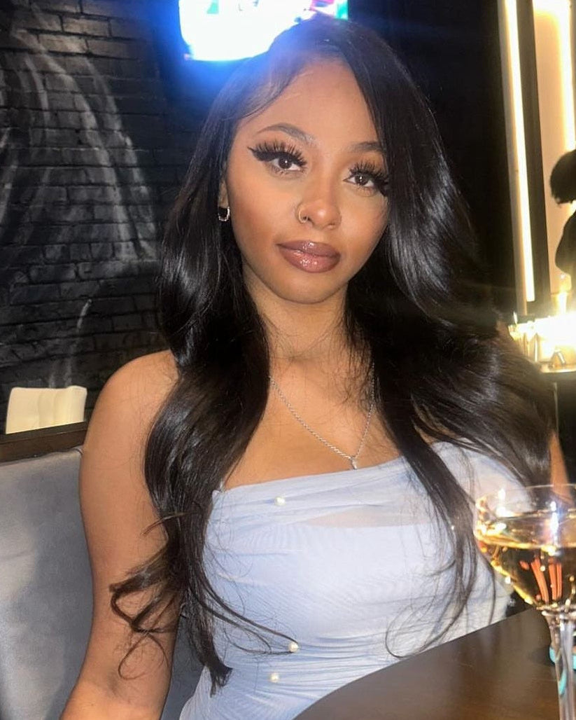 Raw Indonesian Wig 180% Density 5x5 Closure 24"